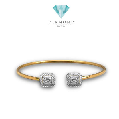 Gelang Berlian double baguette 18K / Diamond Jewelry