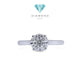 Esperanza Diamond Ring 18K / Cincin Berlian Esperanza 18K / Diamond Jewelry 376CB625ANANLS HT
