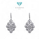 Flower Diamond Earring 18K / Diamond Jewelry