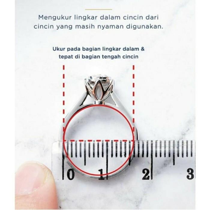 Cincin Kawin/Wedding Ring - Diamond Jewelry Two Tone 01020774/01020775