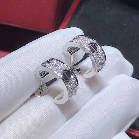 love full diamond earring Diamond Jewelry