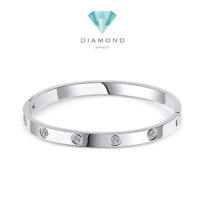 Love Ten Diamond Bracelet 18K / Gelang Love 10 Berlian 18K / Diamond Jewelry-1GBD30LSNEW-HT