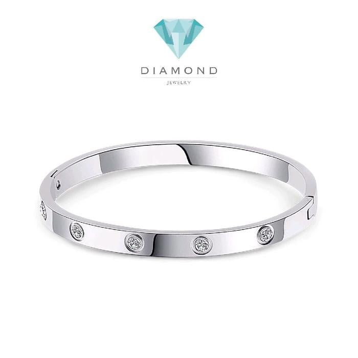 Love Ten Diamond Bracelet 18K / Gelang Love 10 Berlian 18K / Diamond Jewelry-1GBD30LSNEW-HT
