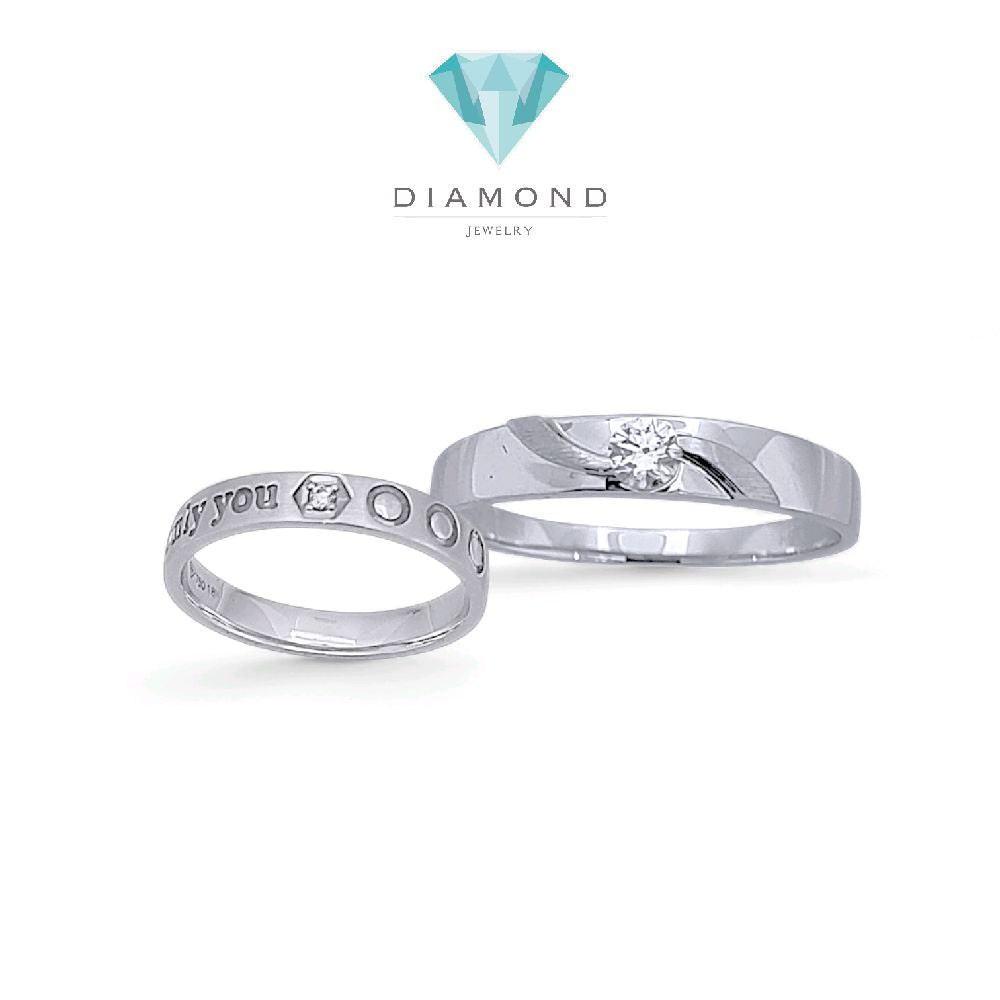 Only You Wedding Diamond Ring 18K / Cincin Kawin Berlian Only You 18K / Diamond Jewelry 81CBNKH7106WPLS - 83CBGT250WPLS1
