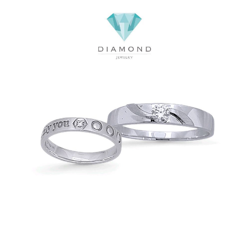Only You Wedding Diamond Ring 18K / Cincin Kawin Berlian Only You 18K / Diamond Jewelry 81CBNKH7106WPLS - 83CBGT250WPLS1