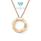Love Necklace 18K / Diamond Jewelry 400KBD1260RY-HT