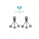 Giwang berlian jacket bunga 18k/diamond earring flower clover jacket 18k-Diamond Jewelry