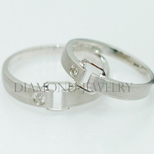 Cincin Kawin/Wedding Ring - Diamond Jewelry Two Tone 01020798/01020799