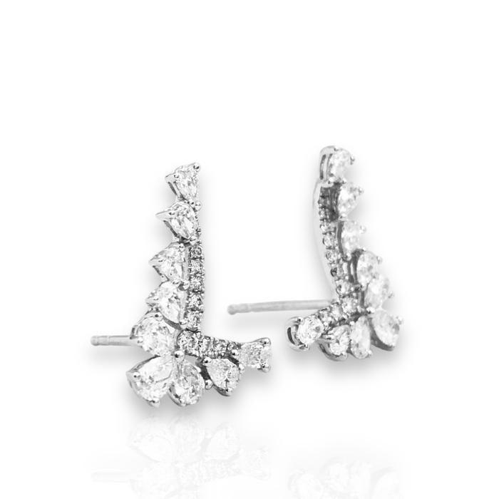Laufey Louvre Diamond earring 18k-Diamond Jewelry- Anting Perhiasan Berlian L Laufey