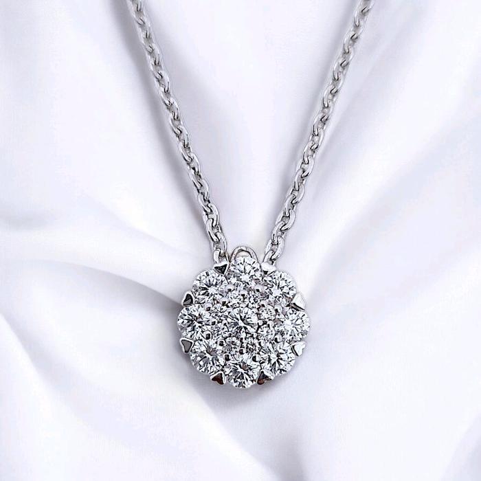 Liontin Round Diamond 18K / Diamond Jewelry