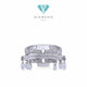 Vintage Diamond Ring rose cut abstract - CIncin berlian rose abstract/ Ring Diamond 18K / Diamond Jewelry
