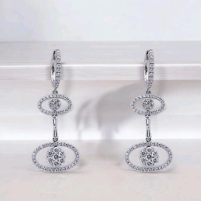 Eclipse Diamond Earring 18K / Diamond Jewelry