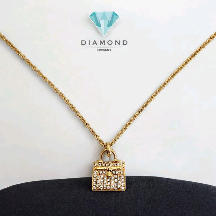 Amulette HR Diamond Necklace 18K-Diamond Jewelry-398KBD12000RY