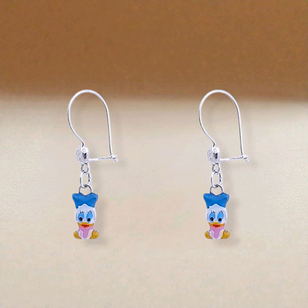 Hoop Daisy Duck Earrings 18K / Anting Daisy Duck 18K / 336AMSLS1