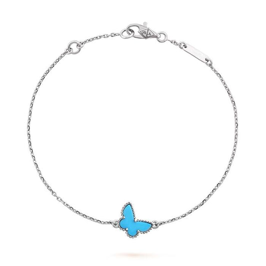 Butterfly turqoise sweet vc necklace/bracelet-Diamond Jewelry