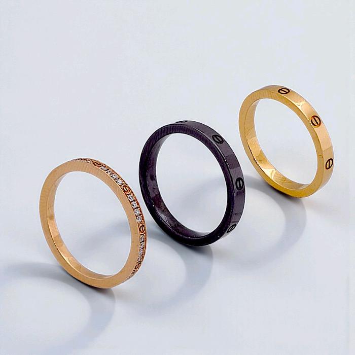 Trinity Love Diamond Ring 18K / Cincin Trinity Love Berlian 18K / Diamond Jewelry-HT