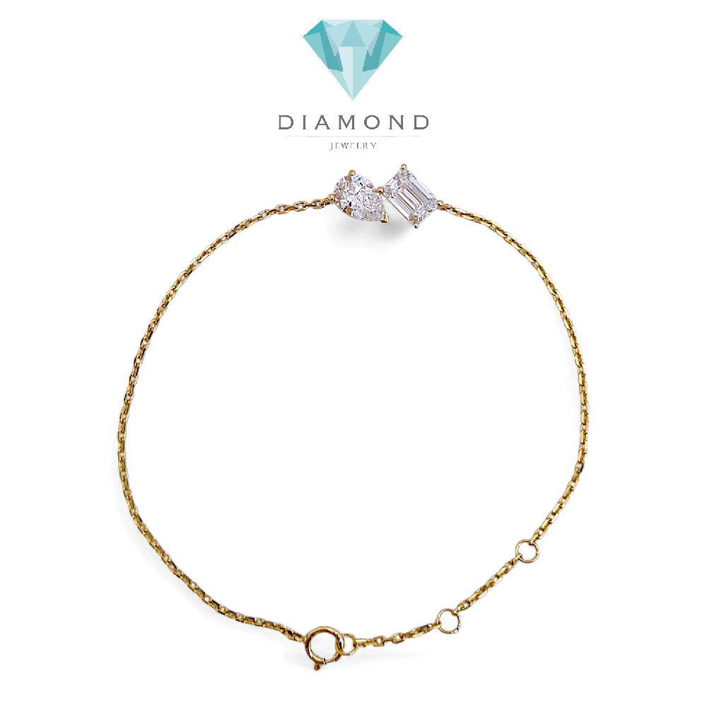 Totmoi Diamond Lab Grown Bracelet 14K / Gelang Berlian Totmoi 14K / Diamond Jewelry 2GBLGG400LS HT