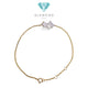Totmoi Diamond Lab Grown Bracelet 14K / Gelang Berlian Totmoi 14K / Diamond Jewelry 2GBLGG400LS HT