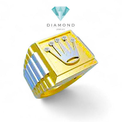Crown Diamond Ring 18K / Cincin Berlian Mahkota 18K / Diamond Jewelry 1CB14LSNEW HT