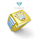 Crown Diamond Ring 18K / Cincin Berlian Mahkota 18K / Diamond Jewelry 1CB14LSNEW HT