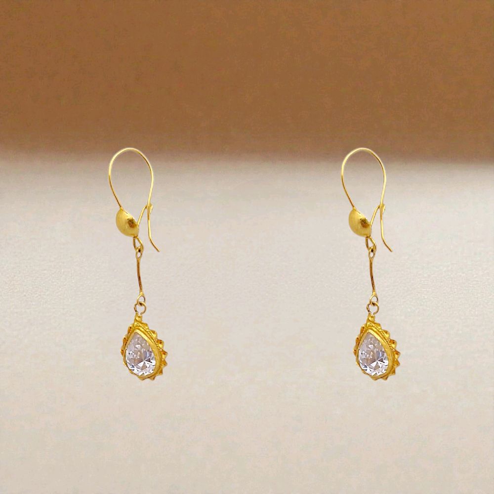 Pear Gold Earring 23K / Anting Emas Pear 23K /   358AMSWP2