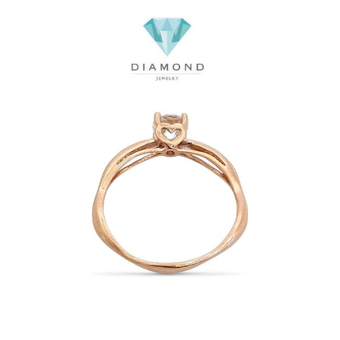 Cincin Mas Rose Gold Solitaire-Diamond Jewelry-415CMS140LS-HT