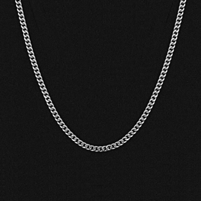Sisik Naga Cuban Chain Kalung Emas Putih 750K-414KMS412LS-HT