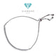 Tennis Diamond drawstring bracelet 18K / Gelang Serut Tennis Berlian 18K / Diamond Jewelry 392GB1000LS-HT