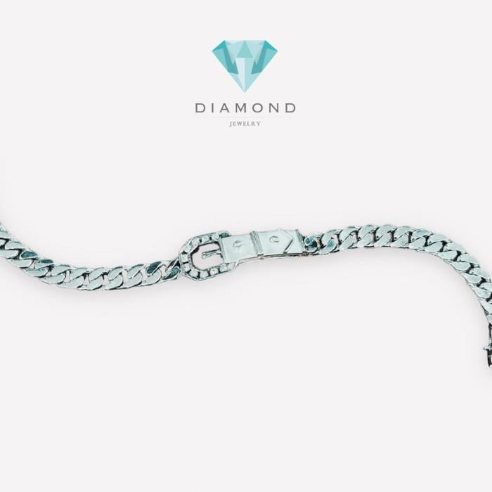 Diamond Bangle Belt Cuban Chain- Gelang Berlian Diamond Jewelry