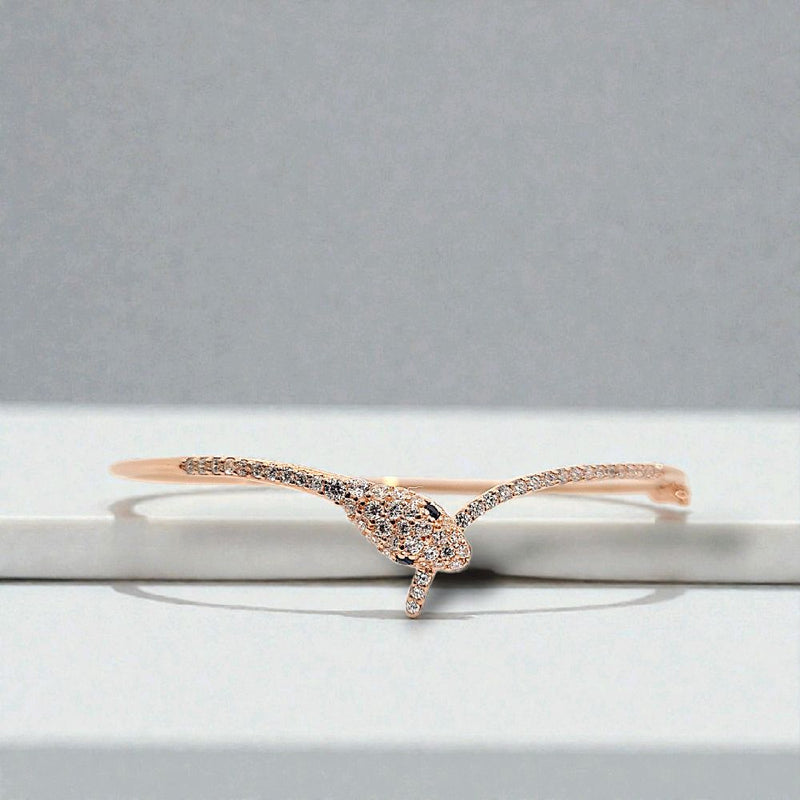 Snake Gold Bracelet 17K / Gelang Emas Ular 17K / Diamond Jewelry / 480GMS389LS