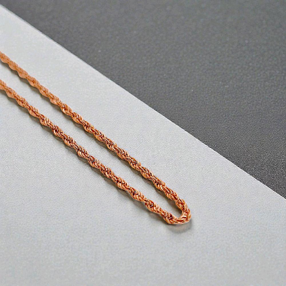 Chain Small Necklace 700K / Kalung Emas Rantai 700K / 442KMS090LS