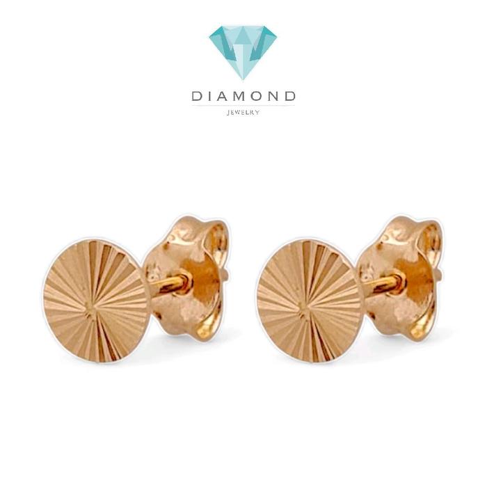 Gold Stud Earrinng / Diamond Jewelry 401AMS082LS