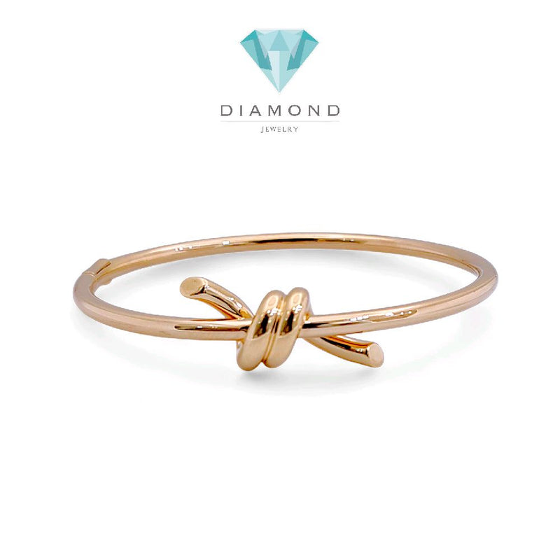 Knot Bracelet 18K / Gelang Knot 18K / Diamond Jewelry 421GBD1467RY-HT