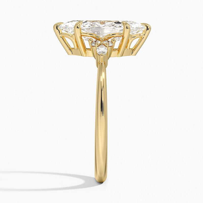 Marquis Diamond Lab Grown 18k -Elsy Diamond Jewelry