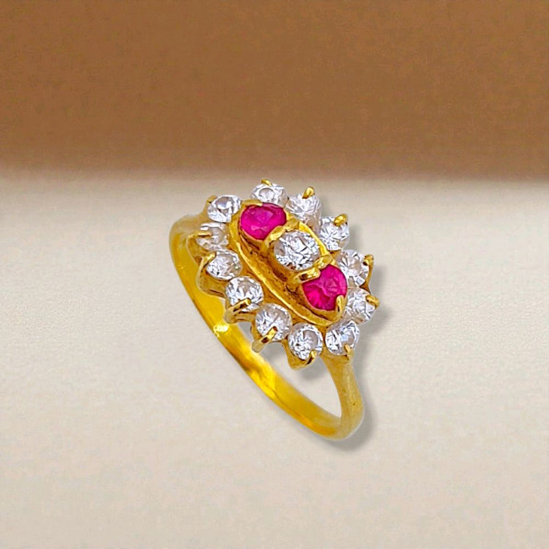 Flower Gold Ring 23K / Cincin Emas Bunga 23K / 83CMSWP4