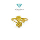 Cincin Mas Model Bunga 24K-Diamond Jewelry