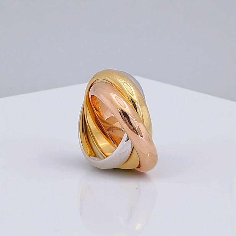 Trinity Large Ring 18K / Cincin Trinity Besar 18K / Diamond Jewelry 401CBD1233RY-HT