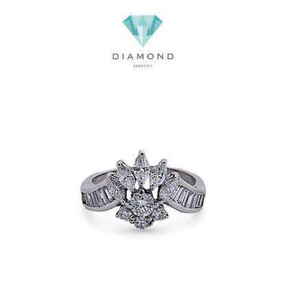 Cincin berlian mahkota 18k/Diamond Crown vintage Ring Diamond 18K / Diamond Jewelry