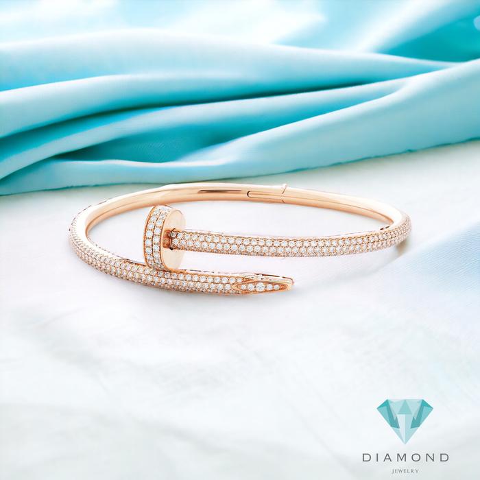 Gelang Paku Full Diamond-Diamond Jewelry-4GBD5000ET-HT