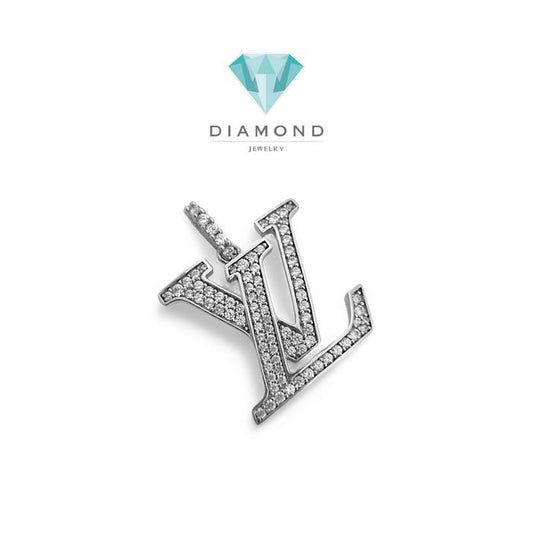 Liontin Mas Model L & V 18K-Diamond Jewelry