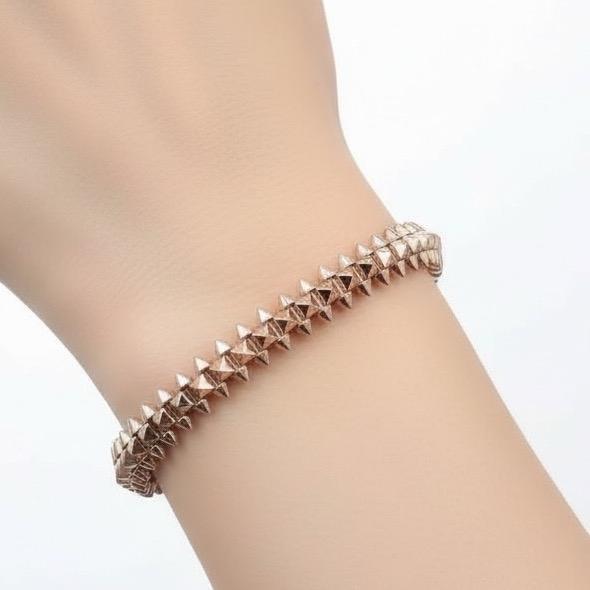 Gold Bangle Clash 18k/ Gelang Emas Clash Rose Gold 18k /Gelang Emas Modern Rose Gold - 512GBD18600LS