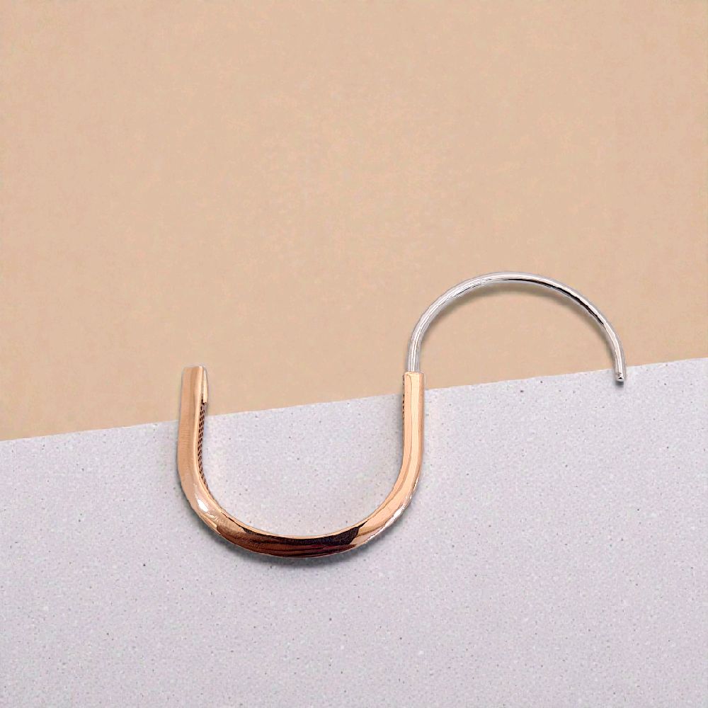 Lock Bangle Rose Gold 17K / Gelang Gembok Rose Gold 17K / Diamond Jewelry / 470GMS730LS