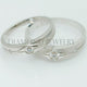 Cincin Kawin/Wedding Ring - Diamond Jewelry Two Tone 01020848/01020849