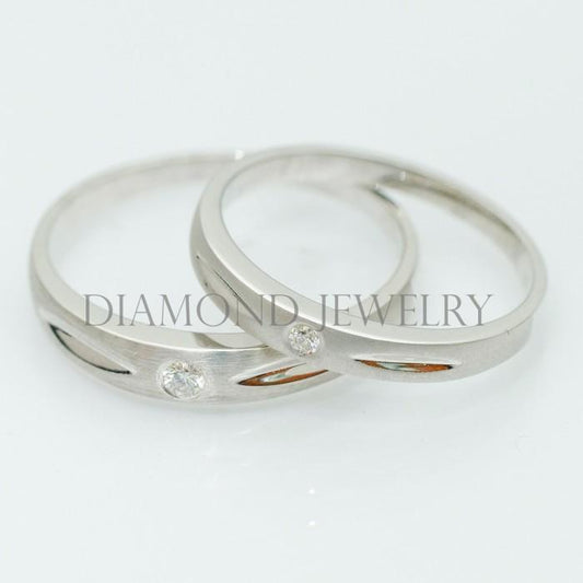 Cincin Kawin/Wedding Ring - Diamond Jewelry Two Tone 01020776/01020777