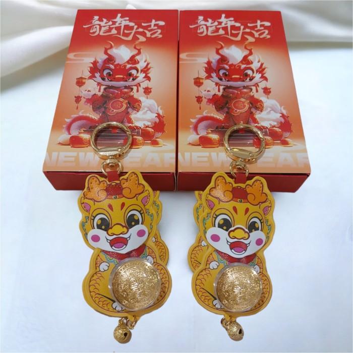 gantungan kunci imlek naga emas 24 ct 999-Diamond Jewelry-332GKMS5-328GKMS1