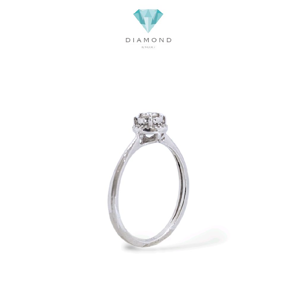 Solitaire Diamond Ring 18K / Cincin Diamond Solitaire 18K / Diamond Jewelry / 384CB289LS