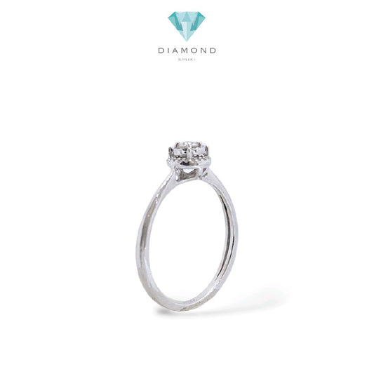 Solitaire Diamond Ring 18K / Cincin Diamond Solitaire 18K / Diamond Jewelry / 384CB289LS