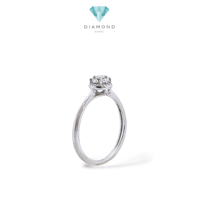 Solitaire Diamond Ring 18K / Cincin Diamond Solitaire 18K / Diamond Jewelry / 384CB289LS