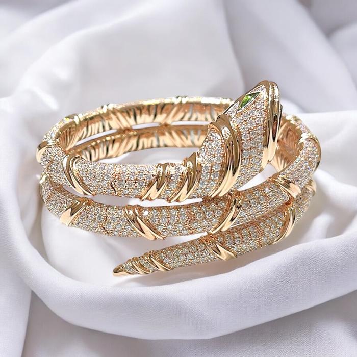 Python Serpenti Snake Full Diamond / Diamond Jewelry