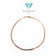 flat gold necklace snake rose gold necklace Rose Gold 750K-Diamond Jewelry- Kalung Perhiasan Emas Flat snake